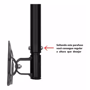 Suporte Articulado Giratório Teto Technosat 4600 TV 10ʺ/65ʺ